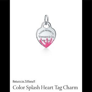 NWT Tiffany heart charm
